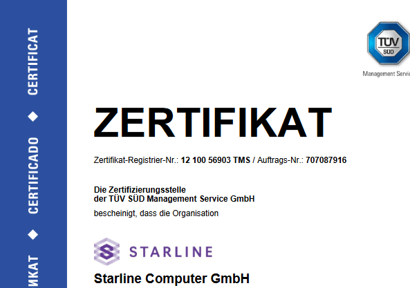 TÜV ZERTIFIKATtax TÜV ZERTIFIKATtax