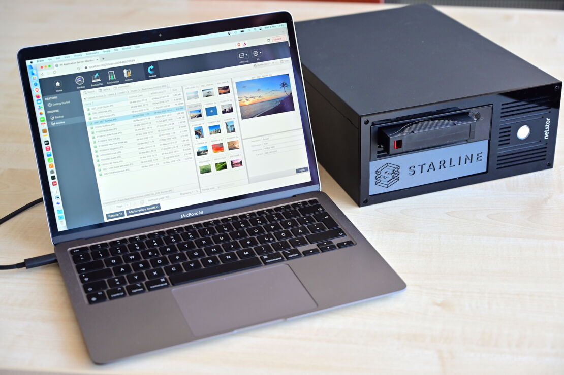 Archivarbeitsplatz-LTO-netstor-Starline-Thunderbolt_kl Archivarbeitsplatz-LTO-netstor-Starline-Thunderbolt_kl