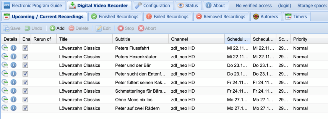 Tvheadend Tvheadend