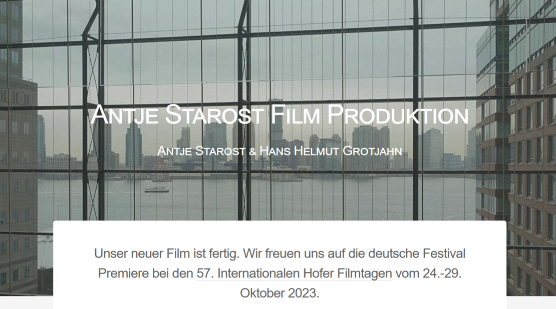 Antje Starost Film Produktion
