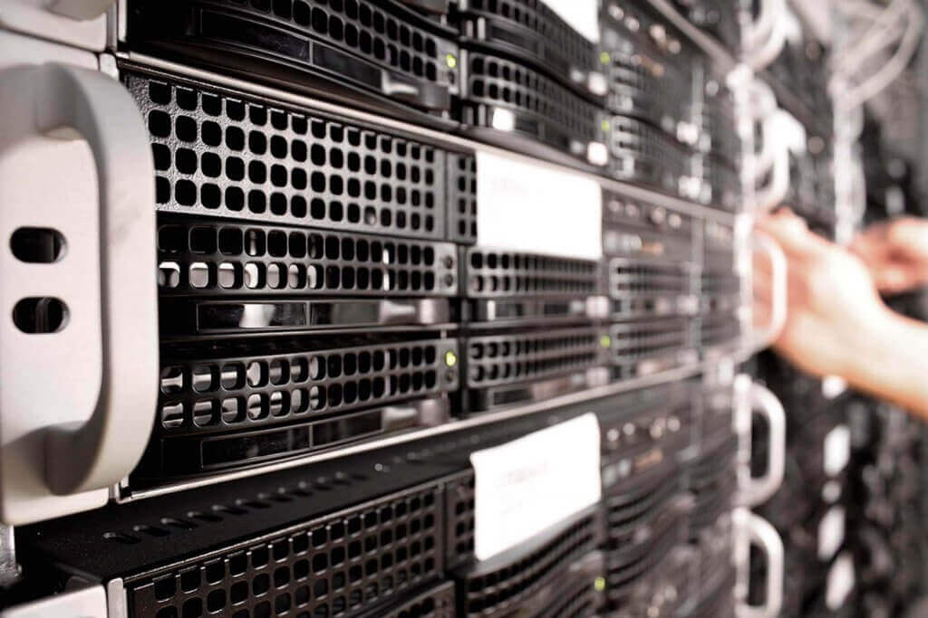 Server Chassis im Rack Server Chassis im Rack