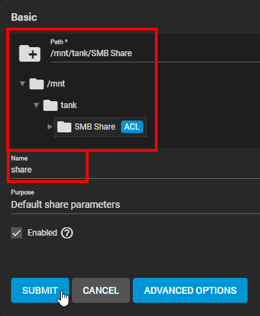 SMB Share - Freigabe 2