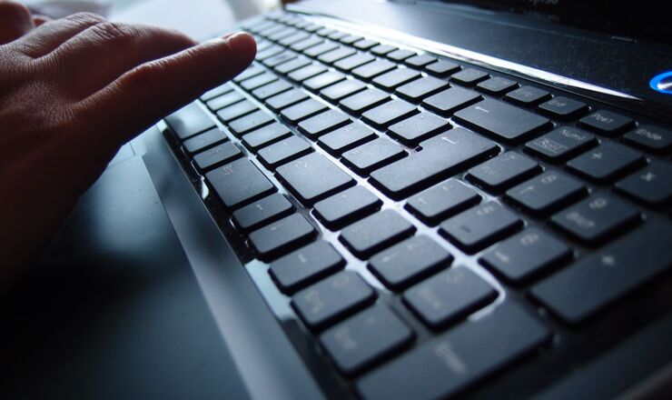 Tastatur-Hand